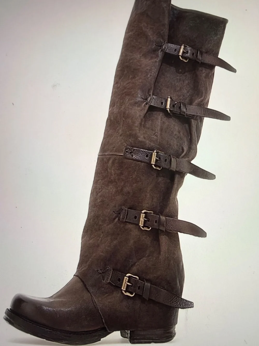 A.S. 98 Shaylynn Knee High Chocolate Boots. Size 38 (7.5-8) NEW!